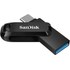 Clé USB-C et USB-A SanDisk Ultra Dual Drive 64 Go - Noir - USB 3.2