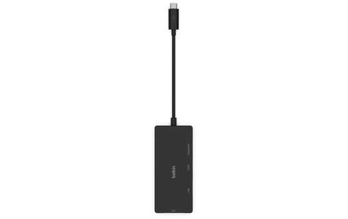 Belkin AVC003BTBK hub & concentrateur USB 3.2 Gen 1 (3.1 Gen 1) Type-C Noir