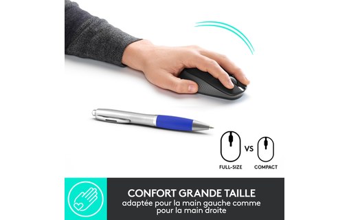 Souris sans fil Logitech M190 - Charbon