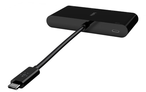 Belkin Adaptateur USB-C vers HDMI 4K, VGA, USB-A 3.0, USB-C et Ethernet Gigabit