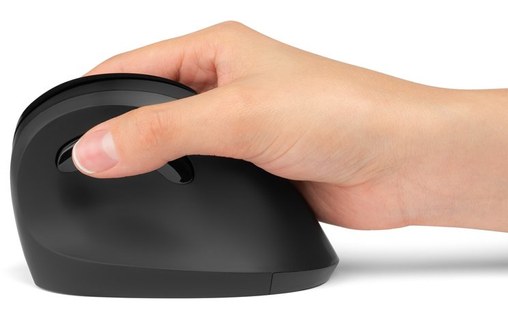 Souris sans fil Kensington Pro Fit Ergo - Noire - Ergonomique, Verticale