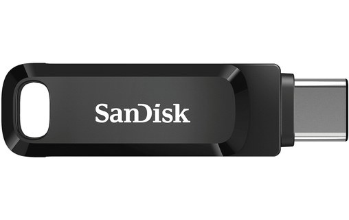 Clé USB-C et USB-A SanDisk Ultra Dual Drive 64 Go - Noir - USB 3.2