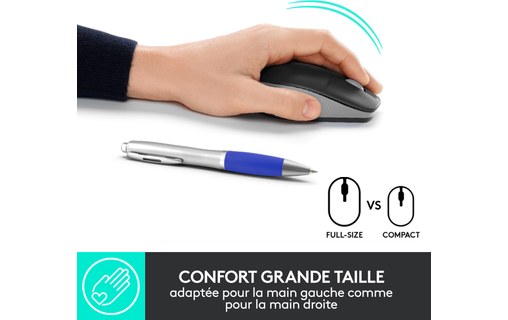 Souris sans fil Logitech M190 - Grise