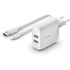 Belkin WCD001VF1MWH chargeur de téléphones portables Blanc Intérieure