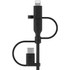 Belkin BOOST CHARGE câble USB 1 m USB A USB C/Micro-USB B/Lightning Noir