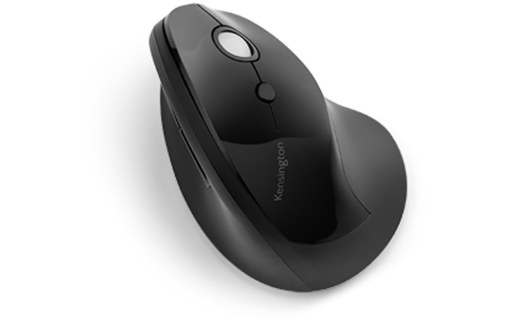 Souris sans fil Kensington Pro Fit Ergo - Noire - Ergonomique, Verticale