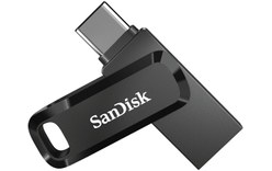 Clé USB-C et USB-A SanDisk Ultra Dual Drive 256 Go - Noir - USB 3.2