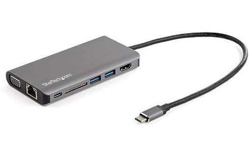 StarTech.com Adaptateur multiport - USB Type-C vers HDMI / VGA - Power Delivery