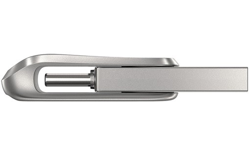 Clé USB-C et USB-A SanDisk Ultra Dual Drive Luxe 256 Go - Métal - USB 3.2