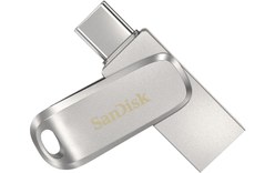 Clé USB-C et USB-A SanDisk Ultra Dual Drive Luxe 64 Go - Métal - USB 3.2