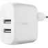 Belkin WCD001VF1MWH chargeur de téléphones portables Blanc Intérieure
