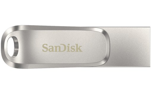 Clé USB-C et USB-A SanDisk Ultra Dual Drive Luxe 32 Go - Métal - USB 3.2
