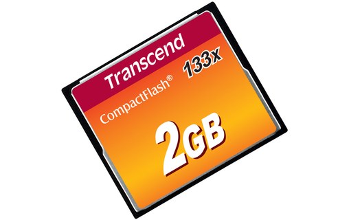 Carte CompactFlash Transcend CF133 2 Go, MLC