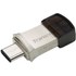 Clé USB-C et USB-A Transcend JetFlash 890 32 Go - Argent, Noir - USB 3.2