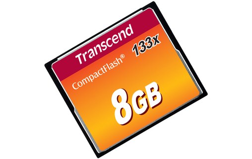 Carte CompactFlash Transcend CF133 8 Go, MLC