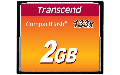 Carte CompactFlash Transcend CF133 2 Go, MLC