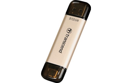 Transcend JetFlash 930C 512 Go - Clé USB-C / USB-A - Clé USB - Transcend