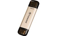 Clé USB-C et USB-A Transcend JetFlash 930C 128 Go - Or