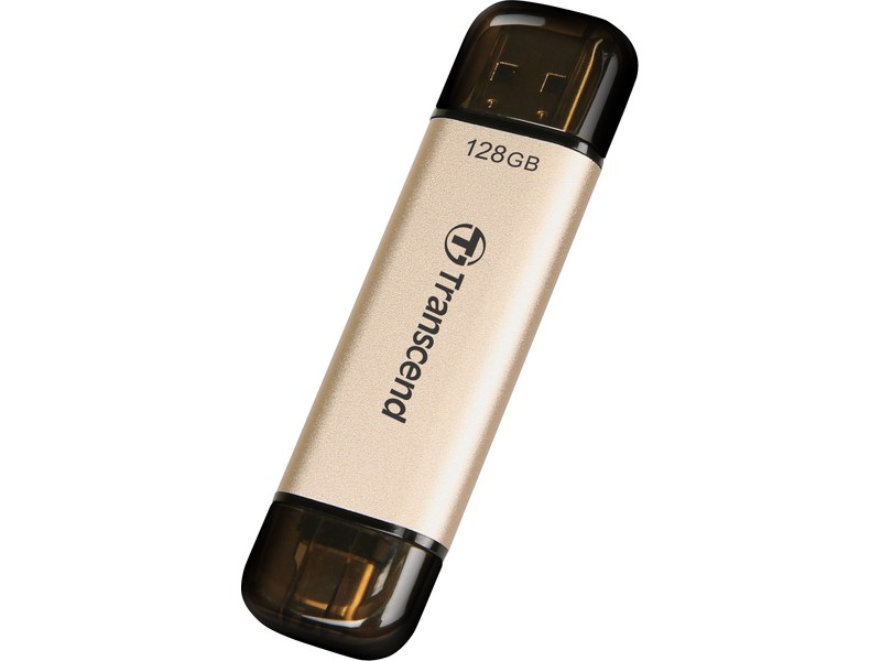 Disque SSD externe portable USB-C 512 Go - Transcend ESD300 Bleu - Disque  dur externe - Transcend