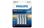 Piles Alcalines Philips LR03 AAA LR03 (4 pcs) Philips