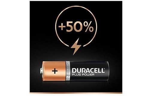 Piles Alcalines DURACELL Plus Power DURLR6P8B LR6 AA 1.5V (8 pcs) DURACELL