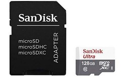Carte microSDXC SanDisk Ultra Lite 128 Go, UHS-I