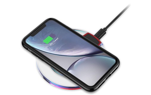 Novodio - Coque transparente magnétique pour iPhone XR contour noir