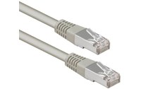 CORDON CABLE RESEAU ETHERNET RJ45 – Gris- 5m CAT6 FTP
