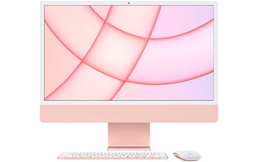 Apple iMac 24" Retina 4,5K M1 2021 8/7 coeurs SSD 256 Go 8 Go RAM - Rose