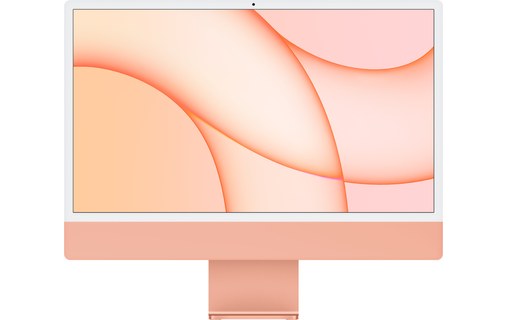 Apple iMac 24" Retina 4,5K M1 2021 8/8 coeurs SSD 256 Go 8 Go RAM - Orange