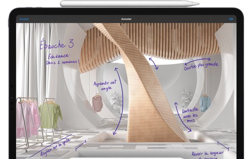 Apple iPad Pro 12,9" M1 - 2021 - Wi-Fi - 256 Go - Gris Sidéral