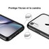 Novodio - Coque transparente magnétique pour iPhone XR contour noir
