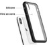 Novodio - Coque transparente magnétique pour iPhone X / XS contour noir