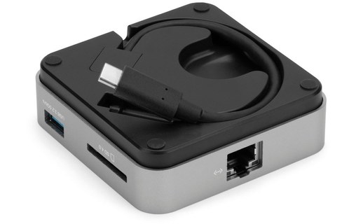 OWC USB-C Travel Dock E Gris Sidéral - Dock USB-C de poche