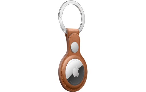 Apple Porte-clés en cuir pour AirTag - Brun
