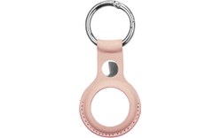 Etui de protection en cuir Rose pour Apple AirTag