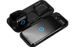 Momax AirBox Noir - Chargeur sans fil pour produits Apple & batterie 10000 mAh