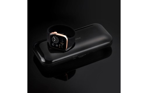 Momax AirBox Noir - Chargeur sans fil pour produits Apple & batterie 10000 mAh