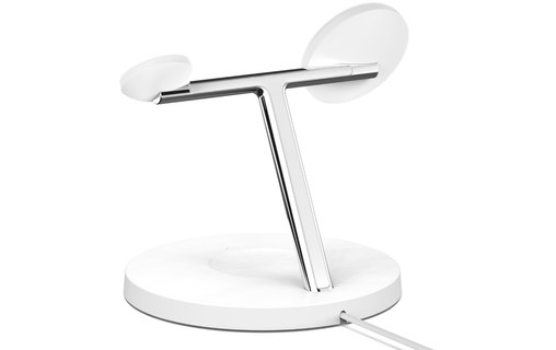Belkin Boost Charge PRO - Station de recharge 3 en 1 avec MagSafe Blanc