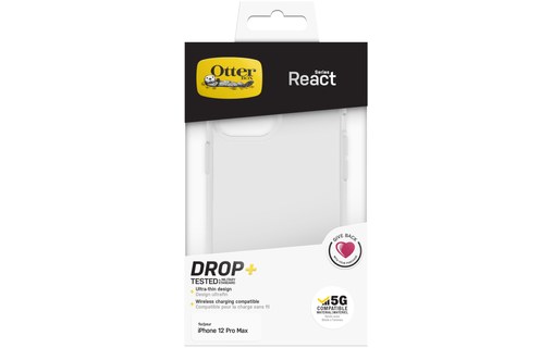 OtterBox React Series pour Apple iPhone 12 Pro Max, transparent