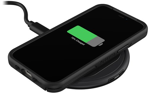 OtterBox Symmetry antimicrobien Series pour Apple iPhone 12/12 Pro, noir