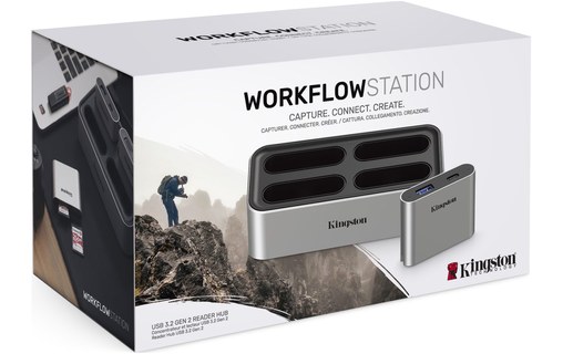 Kingston Technology Workflow Station Avec fil USB 3.2 Gen 2 (3.1 Gen 2) Type-C N