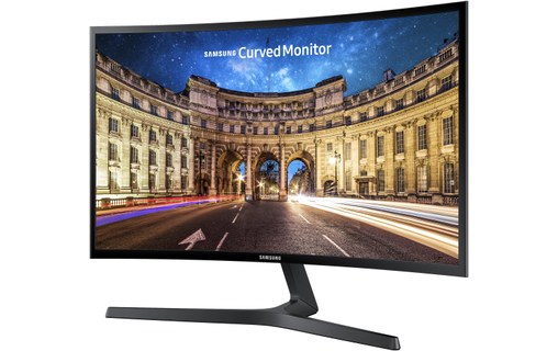 Écran Incurvé 23,5" Samsung C24F396FHR - HDMI/DVI/VGA