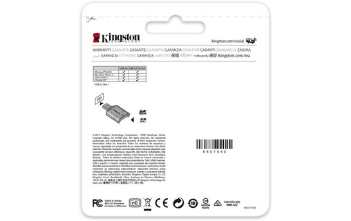 Kingston Technology MobileLite Plus lecteur de carte mémoire USB 3.2 Gen 1 (3.1