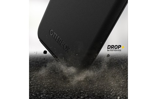OtterBox Symmetry antimicrobien Series pour Apple iPhone 12/12 Pro, noir