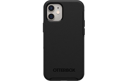 OtterBox Symmetry antimicrobien Series pour Apple iPhone 12/12 Pro, noir