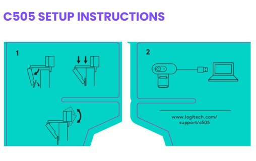 Logitech C505 HD Webcam