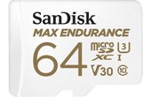 Carte microSDXC SanDisk Max Endurance 64 Go, UHS-I, V30