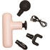 Lola Pistolet de massage sans fil avec 4 têtes amovibles - Rose