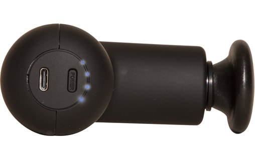 Lola Pistolet de massage sans fil avec 4 têtes amovibles - Noir